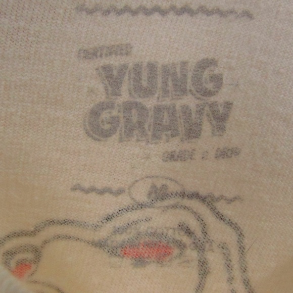 Marvelous Yung Gravy Cream/Black/Orange Martini Tee M - Picture 13 of 15